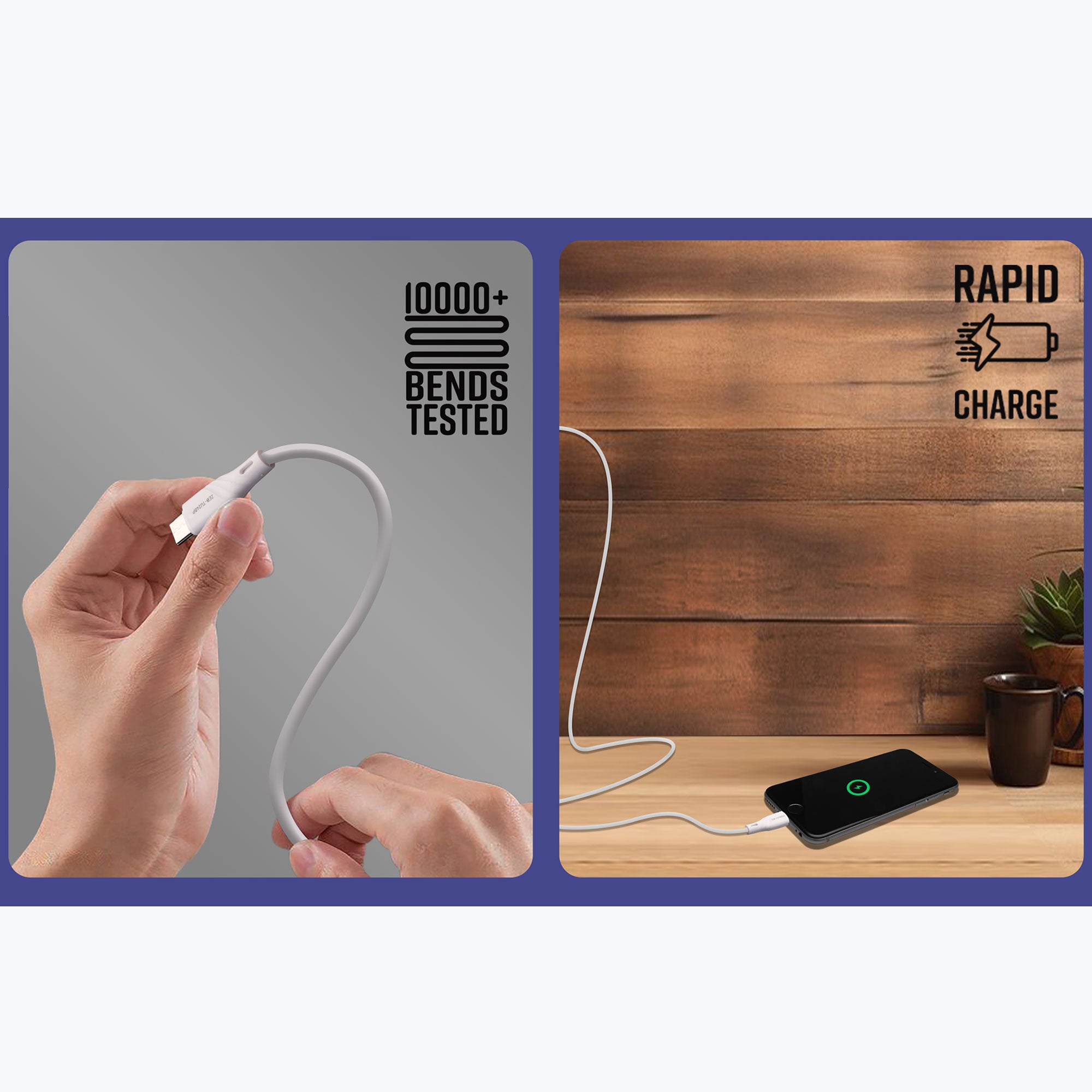Zeb-TU240P-Plus - Type C Cable - Zebronics