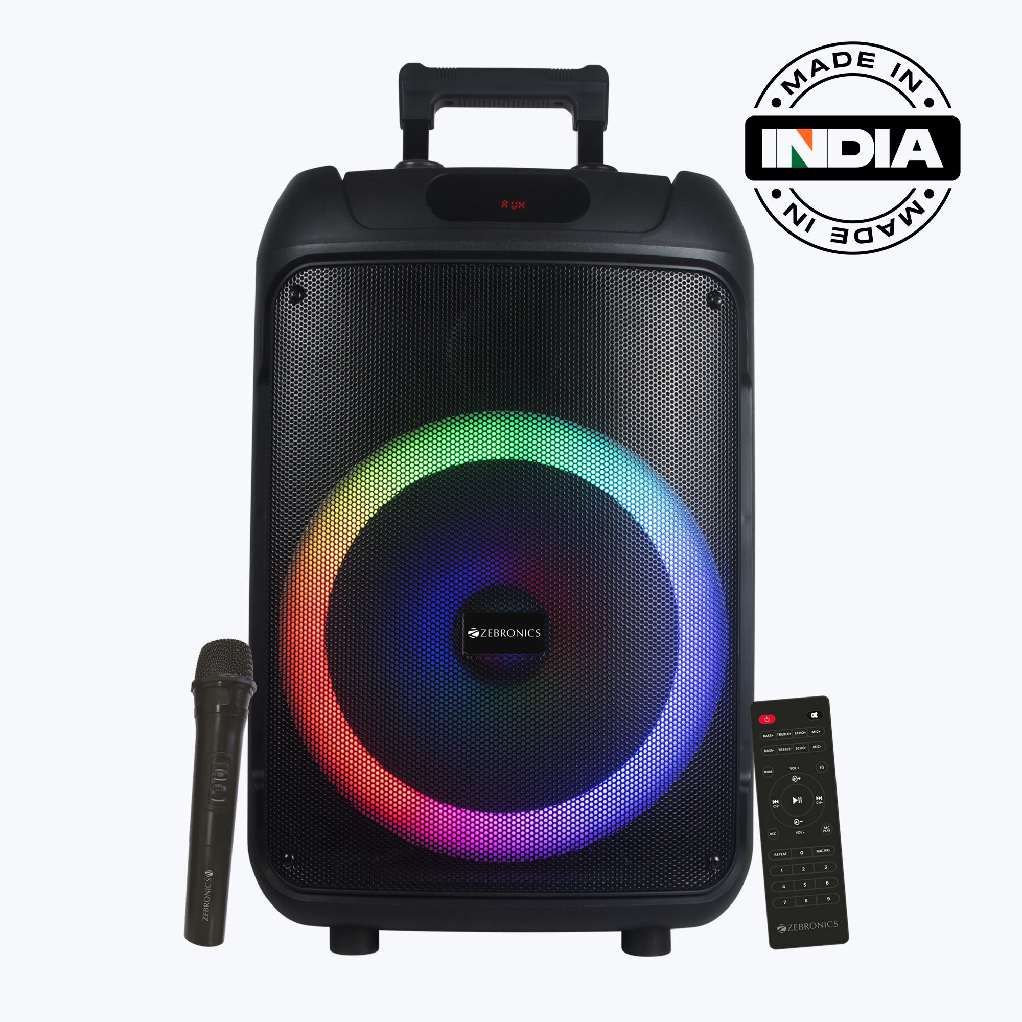 Zebronics Thump 111 Trolley Speaker 40W, TWS, karaoke