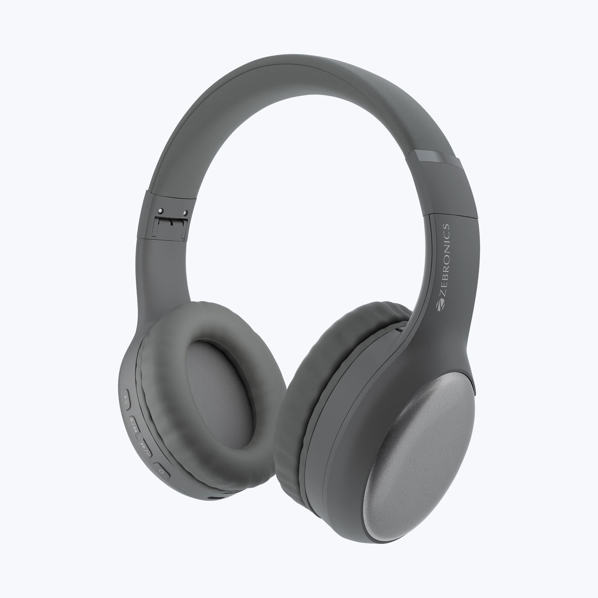 Zeb-Thundermax - Wireless Headphone - Zebronics - Grey