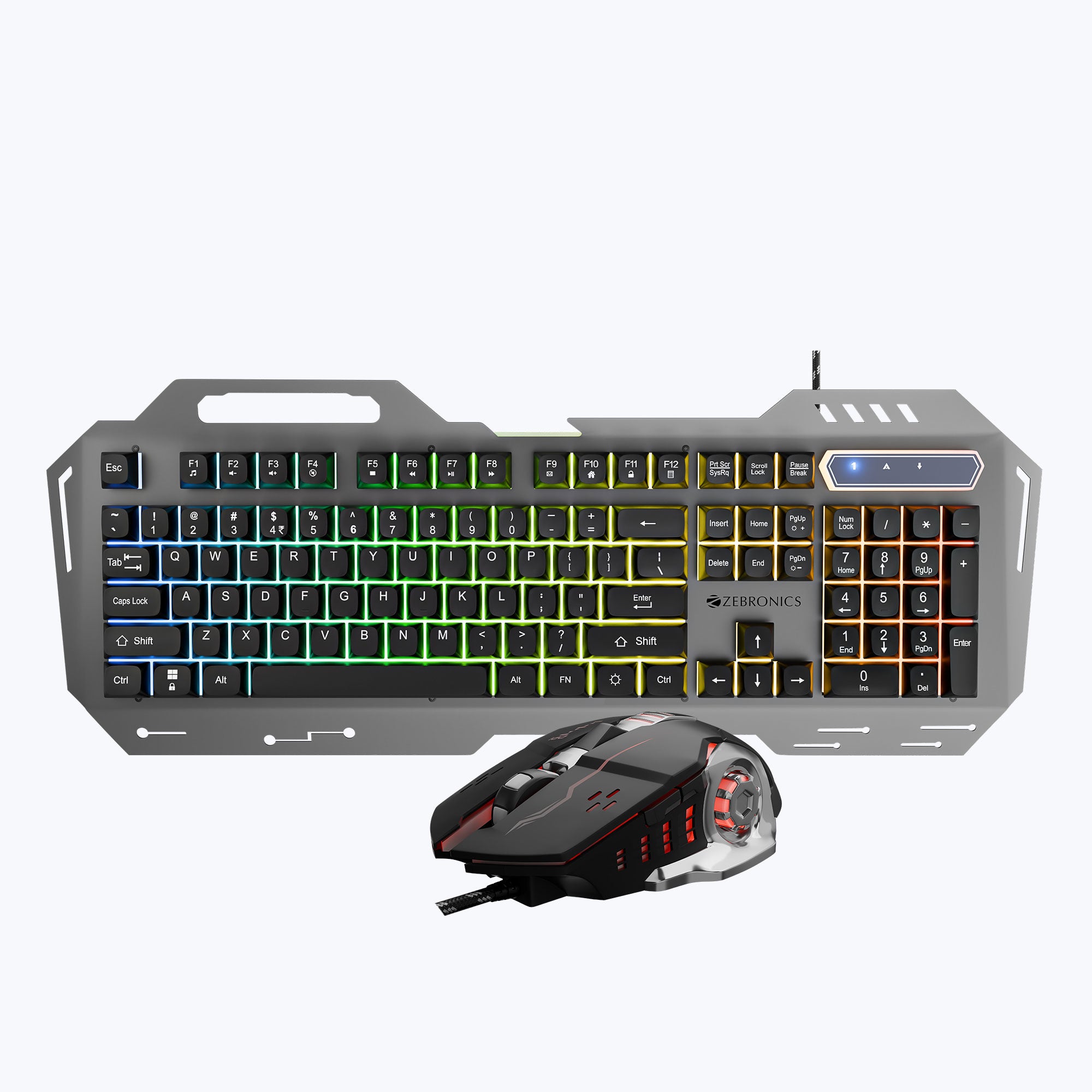 Zebronics Transformer 3 Wireless Gaming Keyboard & Mouse Combo