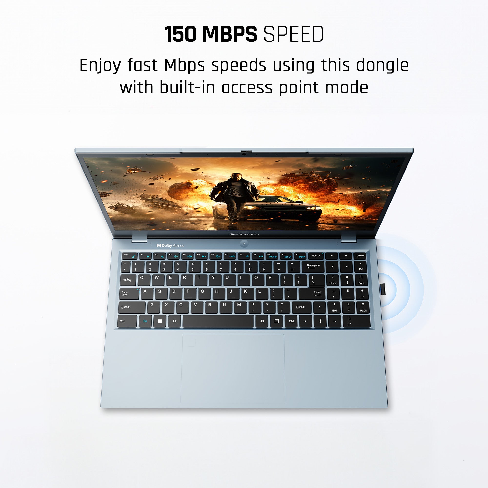 Zeb USB150WF1 WiFi USB Mini Adapter