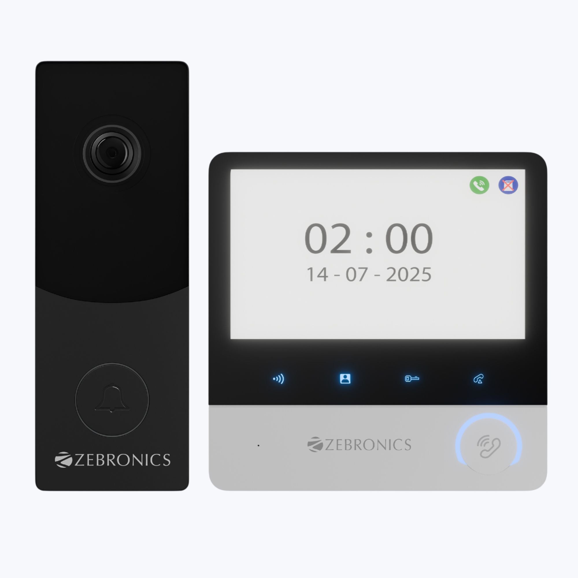 ウォマトロン Zebronics VDP7200MIV Video Door Phone