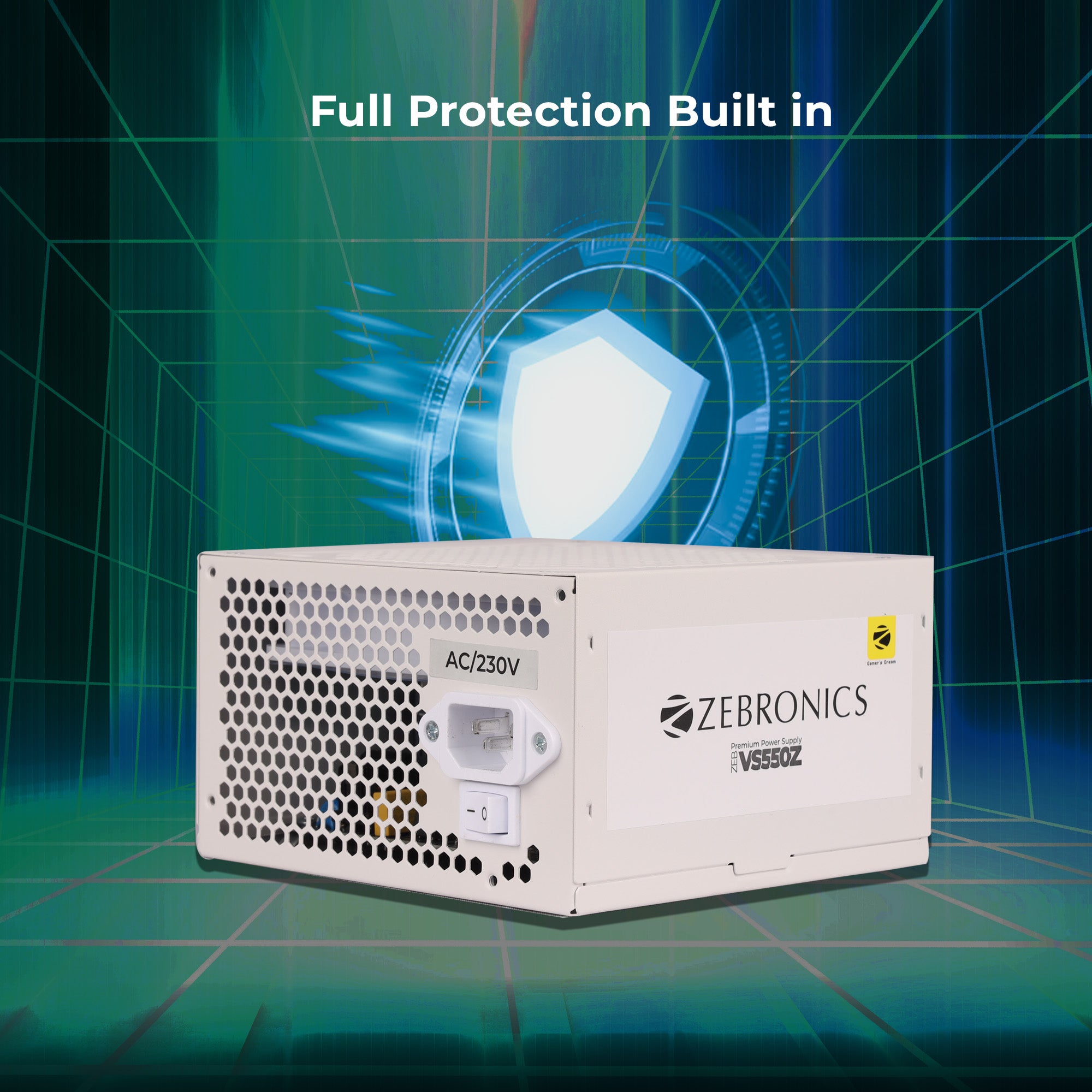 Zebronics -Zeb VS550Z - Premium Gaming Power Supply