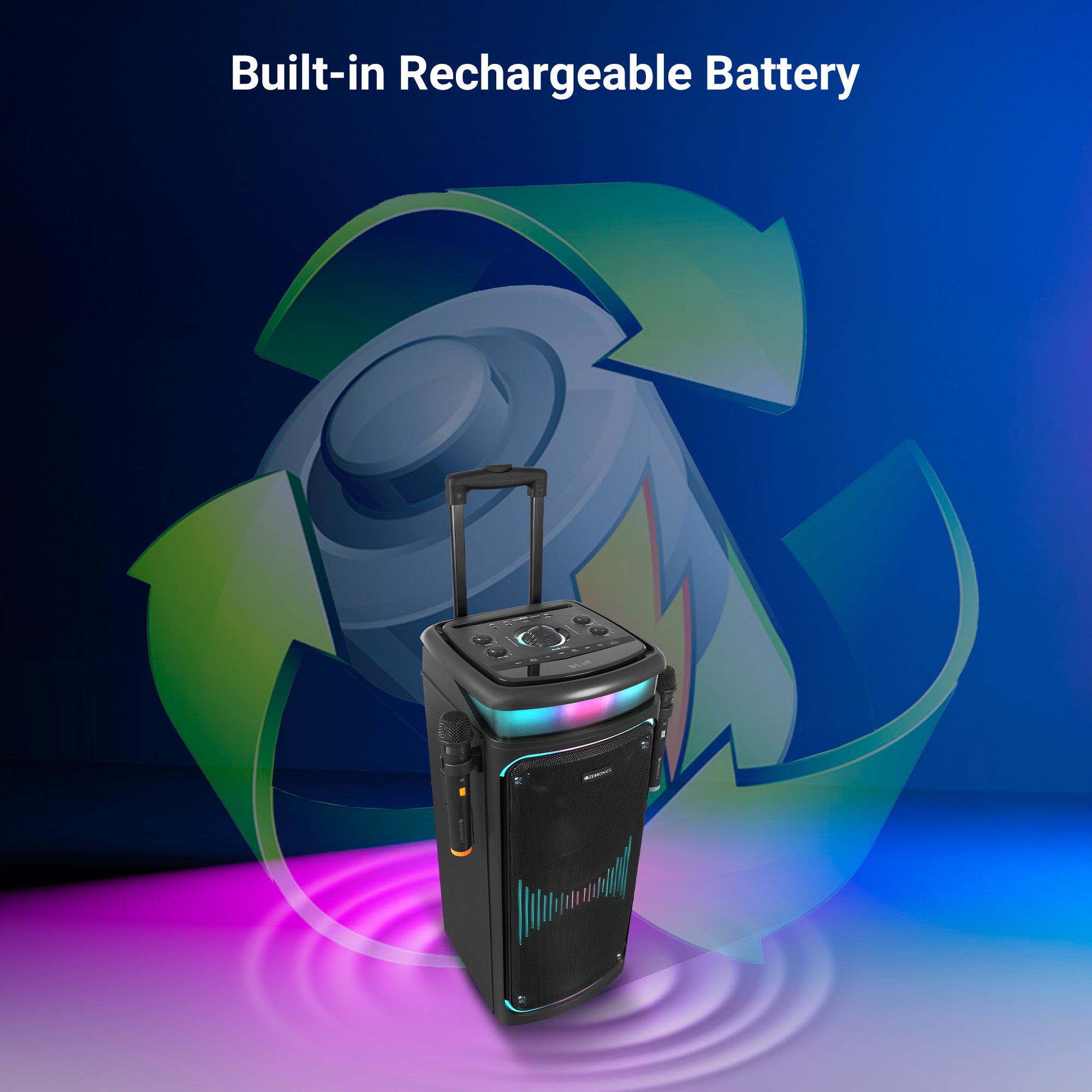 Zebronics - Zeb vigor plus - Trolley Speaker