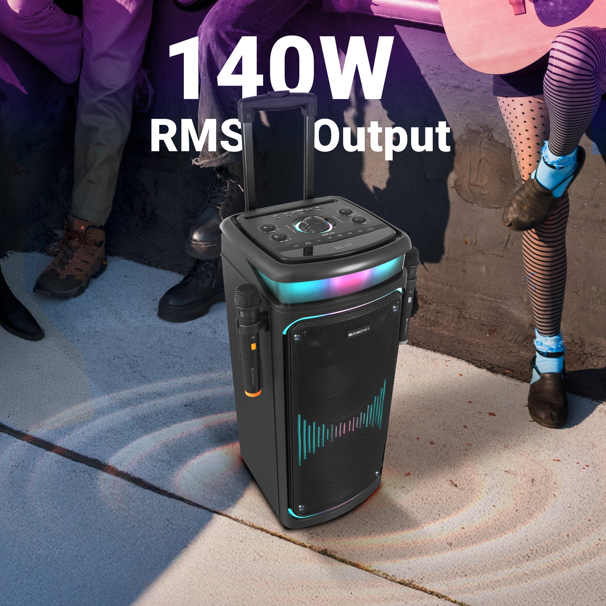 Zebronics - Zeb vigor plus - Trolley Speaker