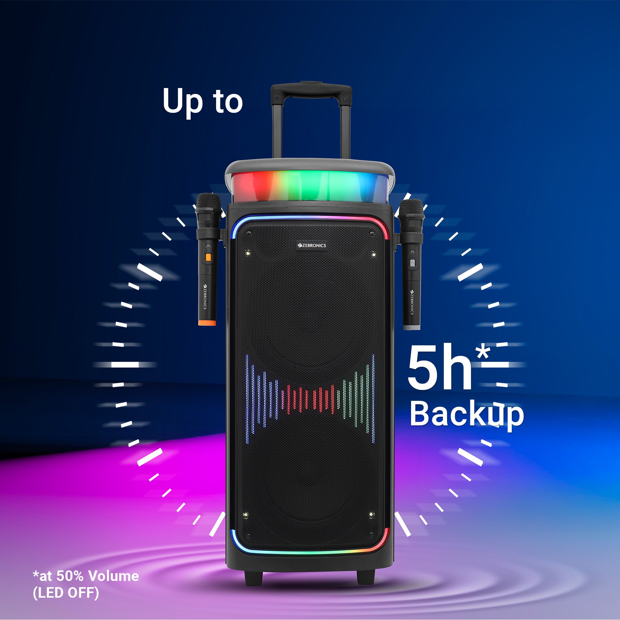 Zebronics - Zeb vigor plus - Trolley Speaker