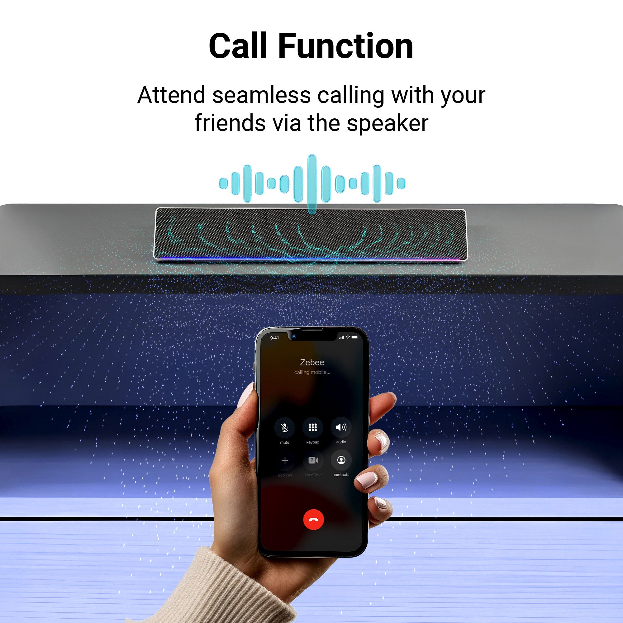 Zebronics - Zeb Vita 102 - Wireless Speaker - Call Function