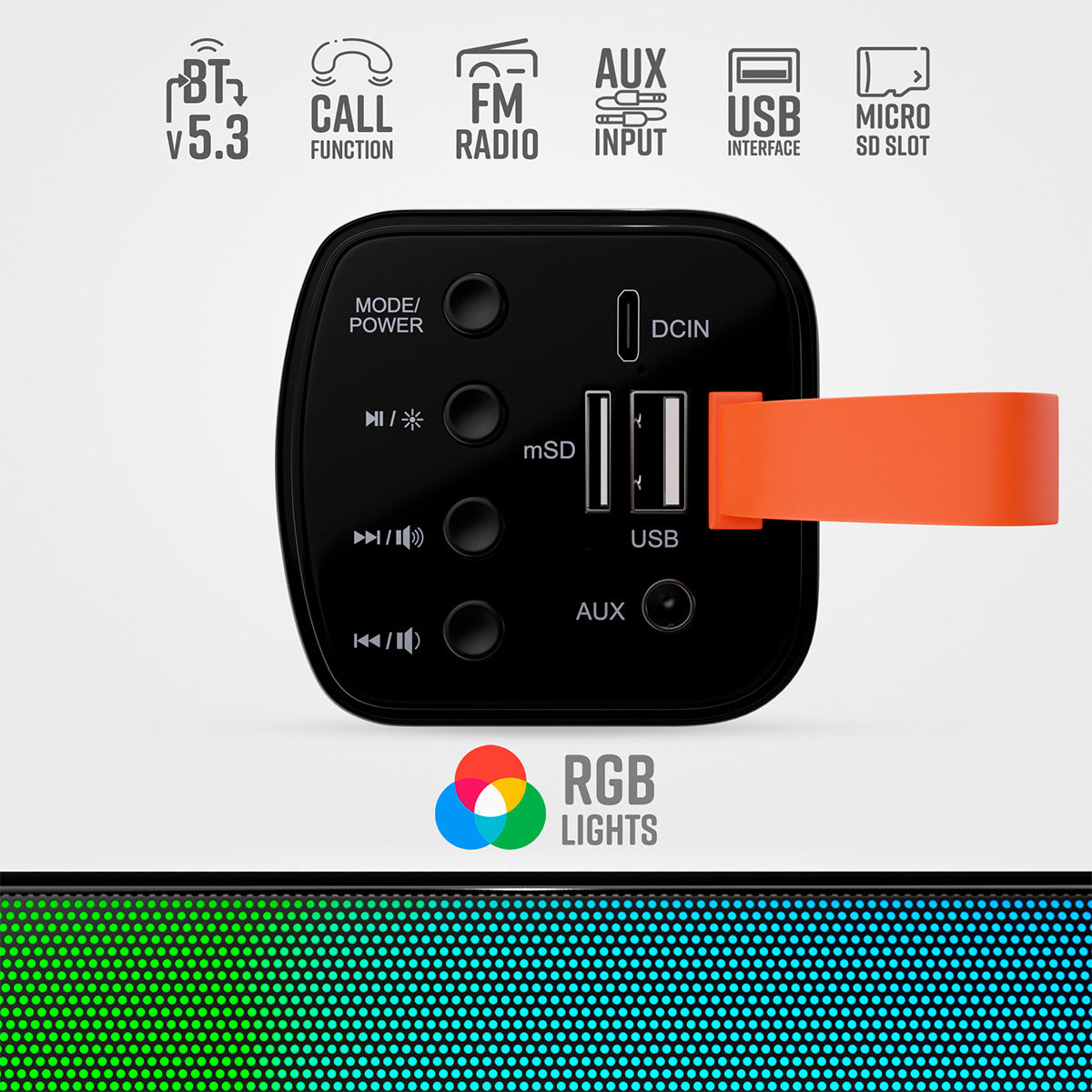 Zeb-Vita (RGB) - Wireless Speakers - Zebronics - multiconnectivity
