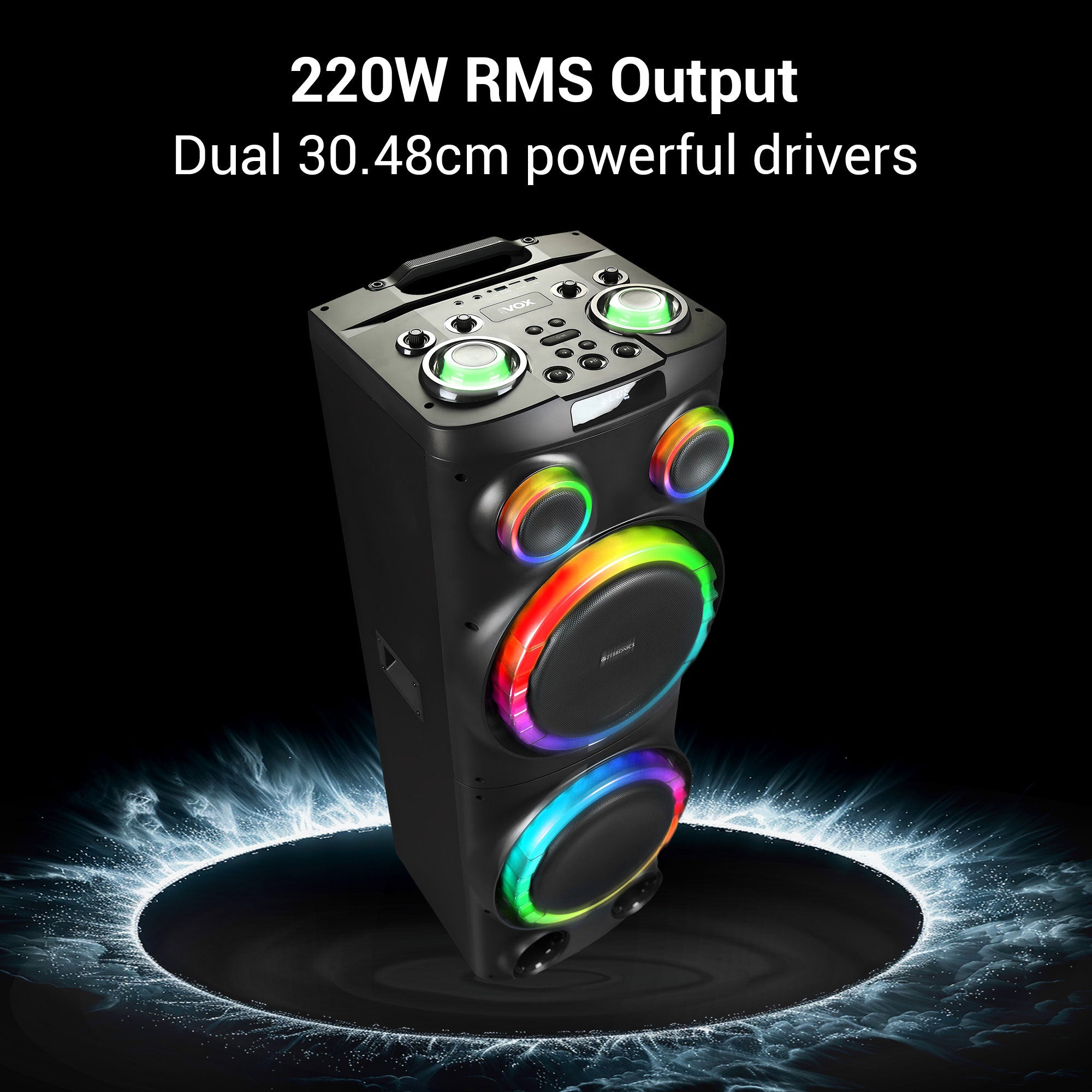 Zeb VOX - DJ speaker - Zebronics - 220W output