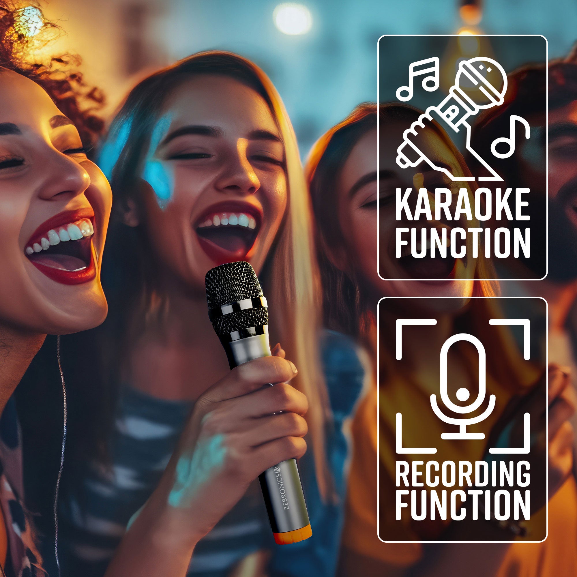 Zeb VOX - DJ speaker - Zebronics - karaoke and recording function