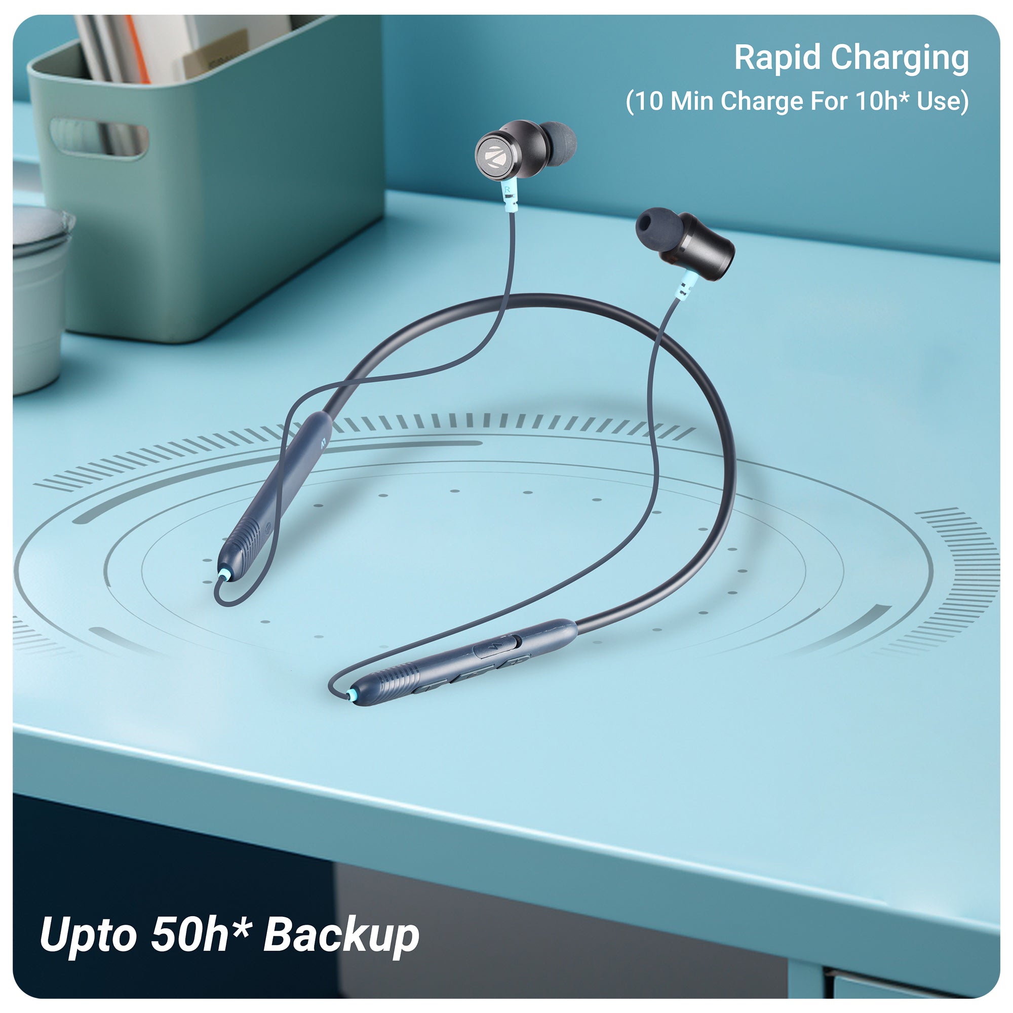 Zebronics - Zeb Yoga 111 - Wireless Neckband Earphone