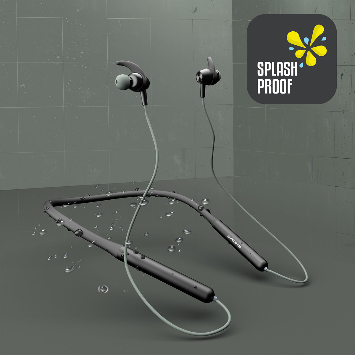 Zeb-Yoga 90 plus - Wireless Neckband Earphone - Zebronics