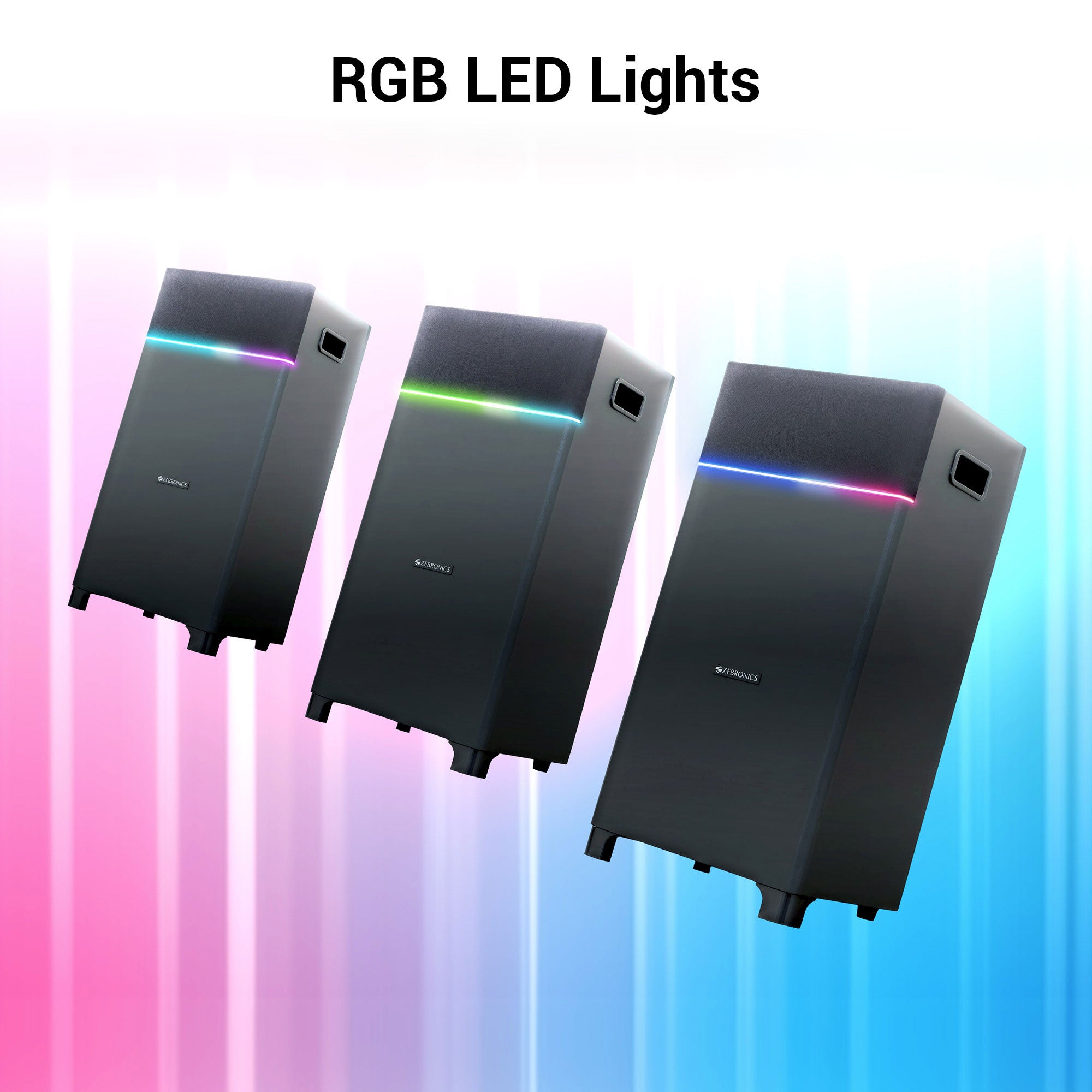 Zeb-Beast 501 - Tower Speaker - Zebronics - RGB LED lights