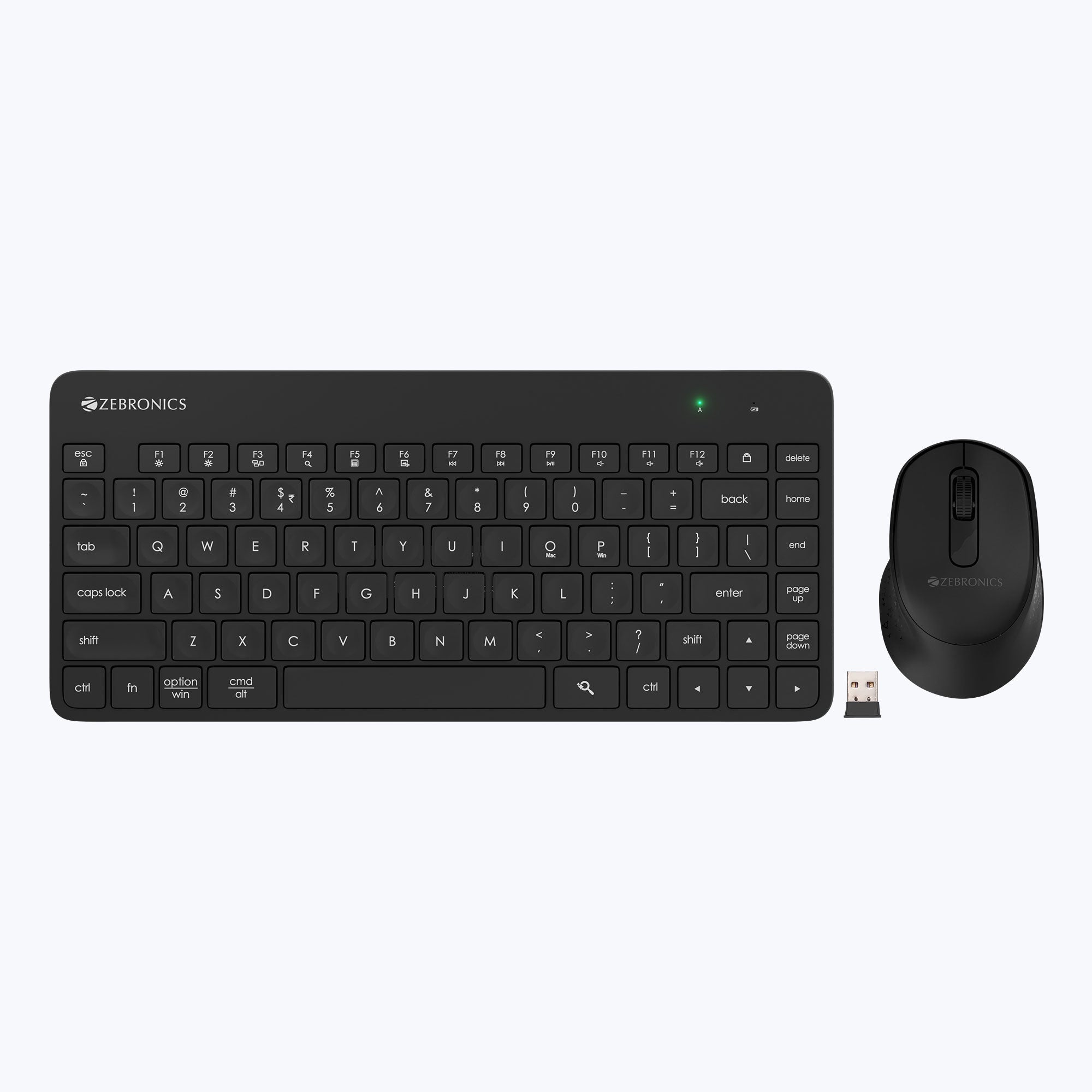 Zeb-companion-201 - Wireless Keyboard and Mouse Combo - Zebronics
