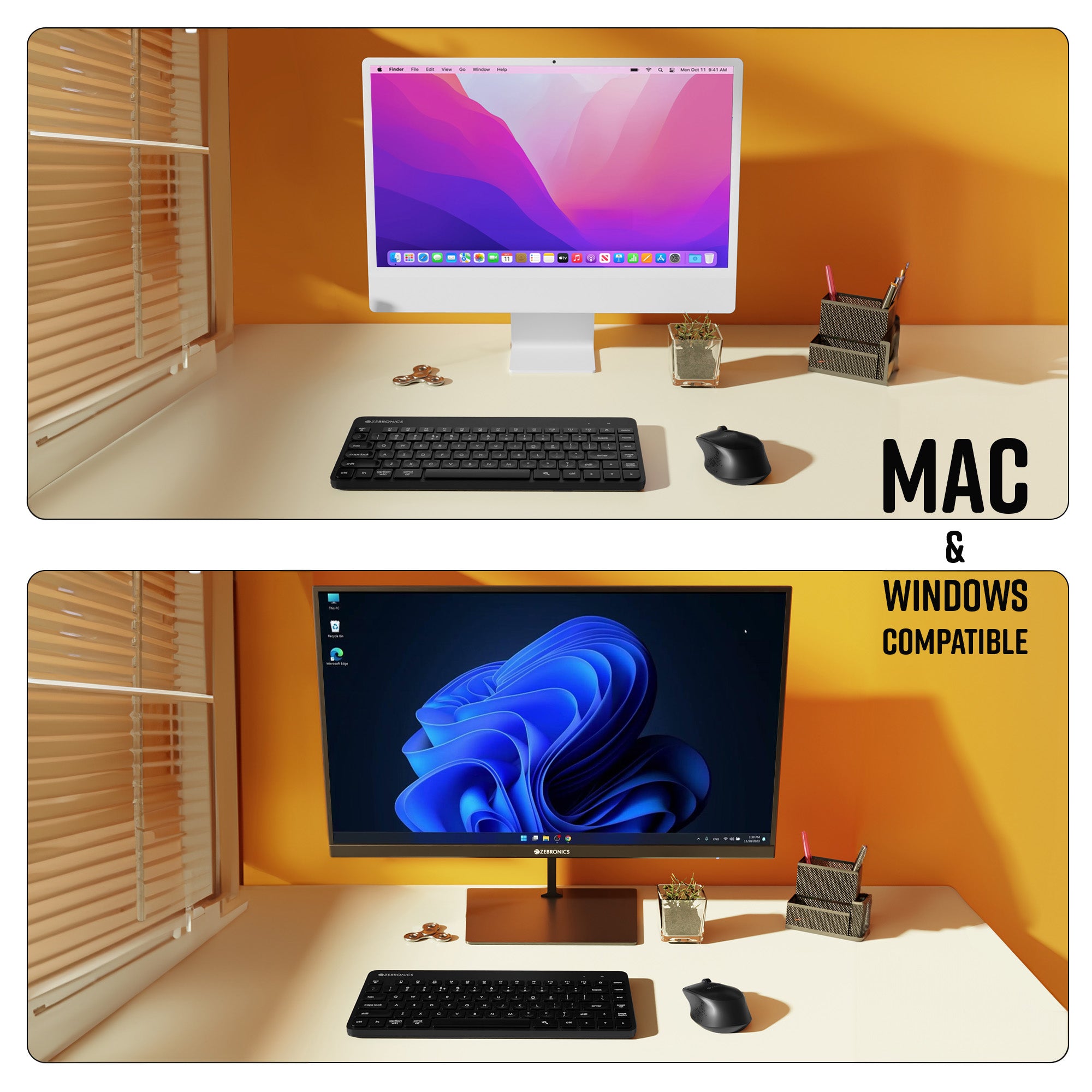 Zeb-companion-201 - Wireless Keyboard and Mouse Combo - Zebronics