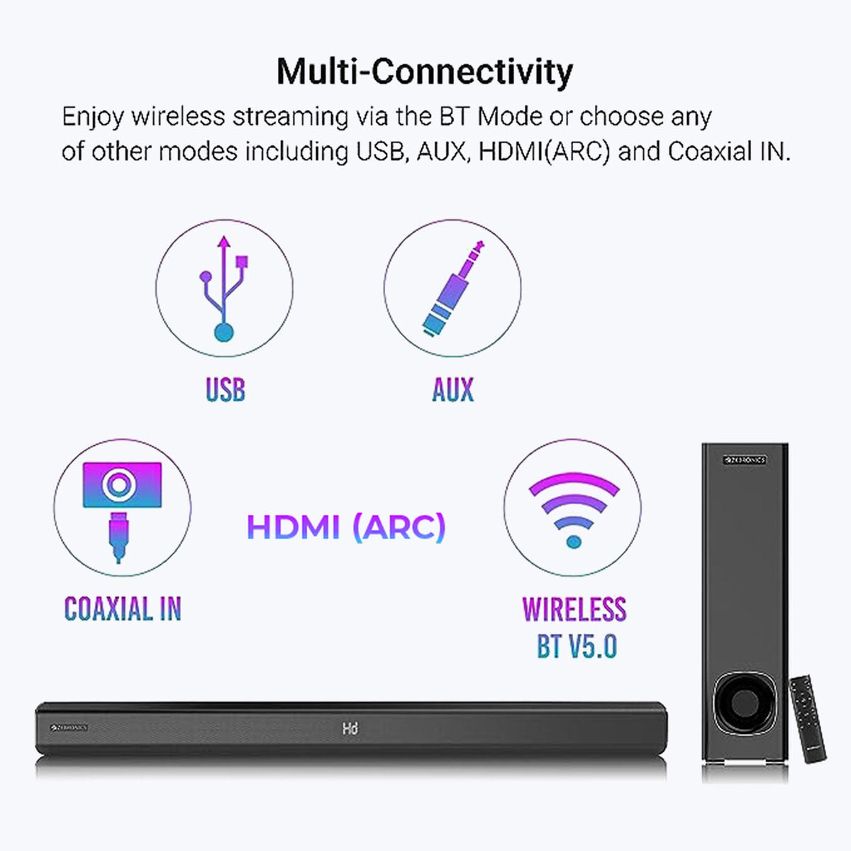 Zeb-Juke Bar 3900 - Soundbar - Zebronics