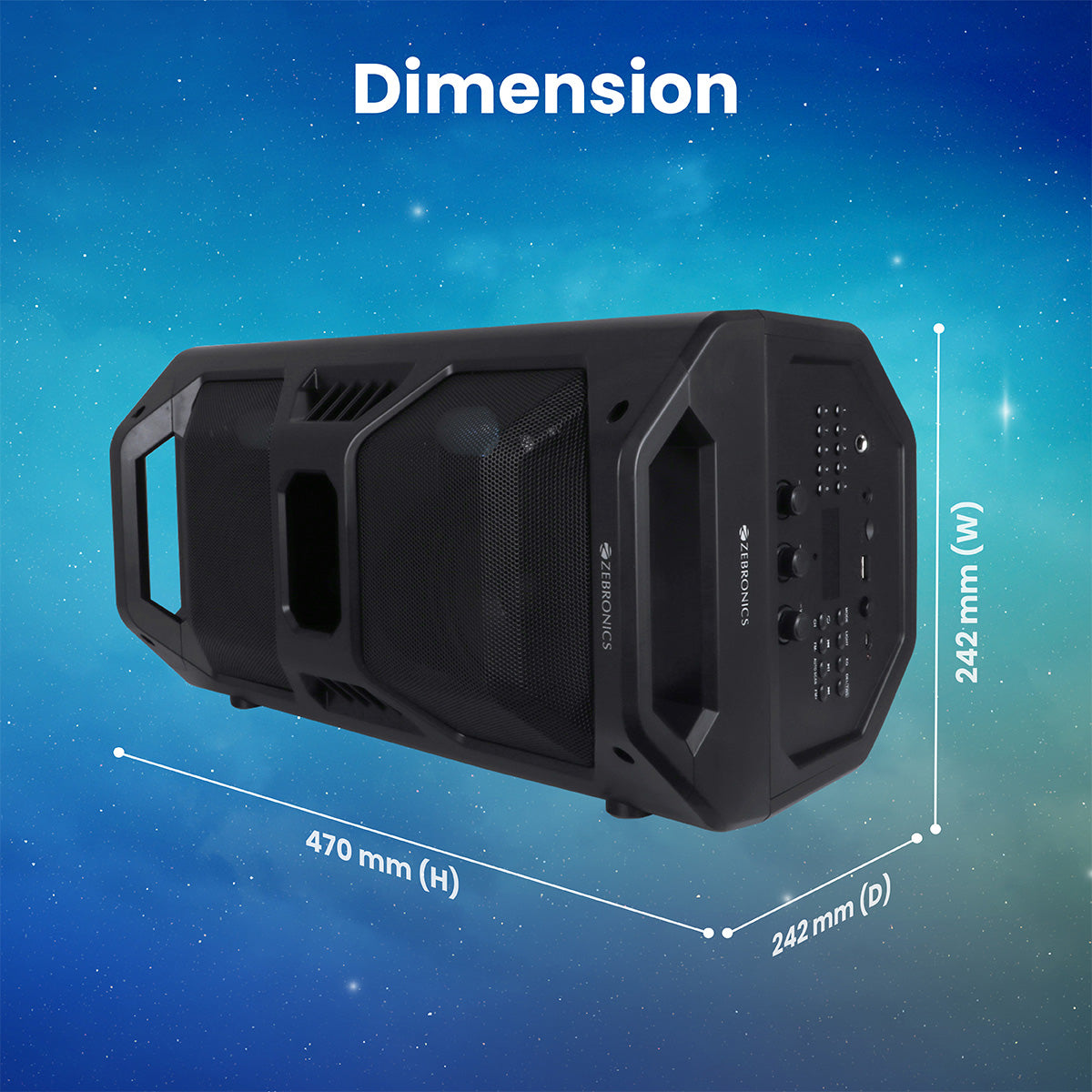 Zebronics - Zeb Space Deck Pro - wireless speaker