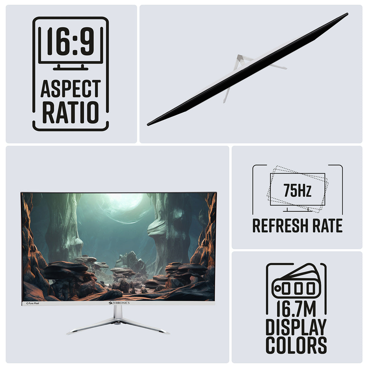 ZEB-A24FHD (75hz) - Monitor - Zebronics