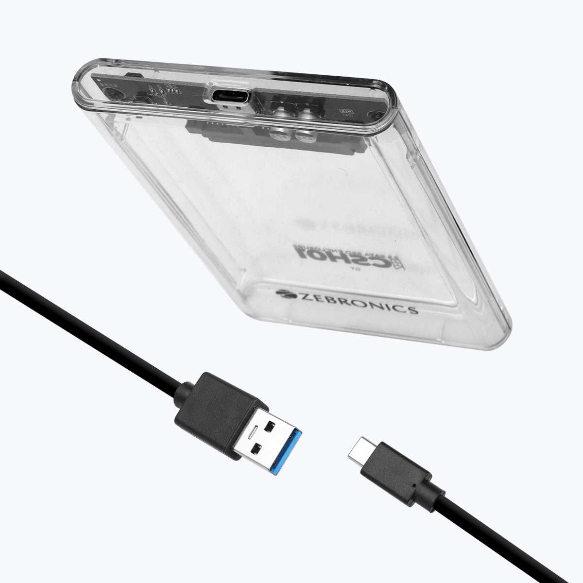 ZEB-CSH01 - 2.5 SATA SSD Enclosure - Zebronics