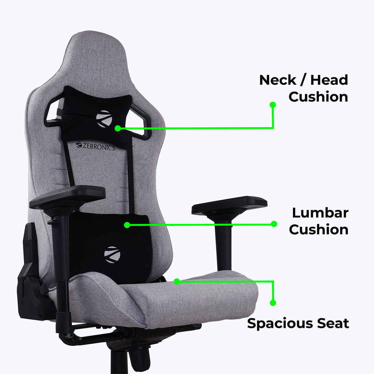 ZEB-GC3500 - Gaming Chair - Zebronics