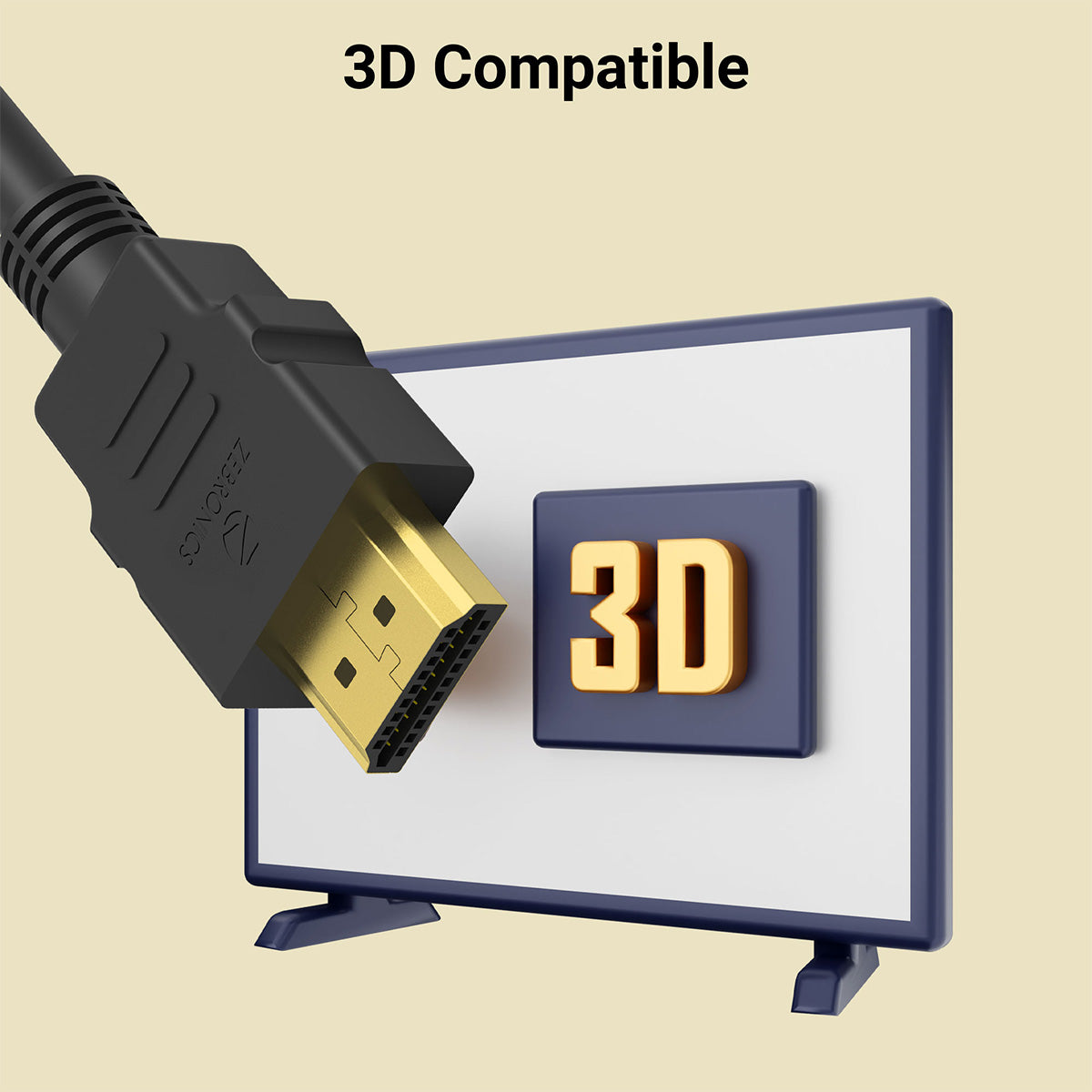 Zeb-HAA1020 - HDMI Cable - Zebronics