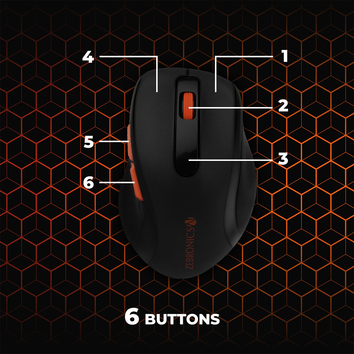 Zeb-Curve - Wireless Mouse - Zebronics