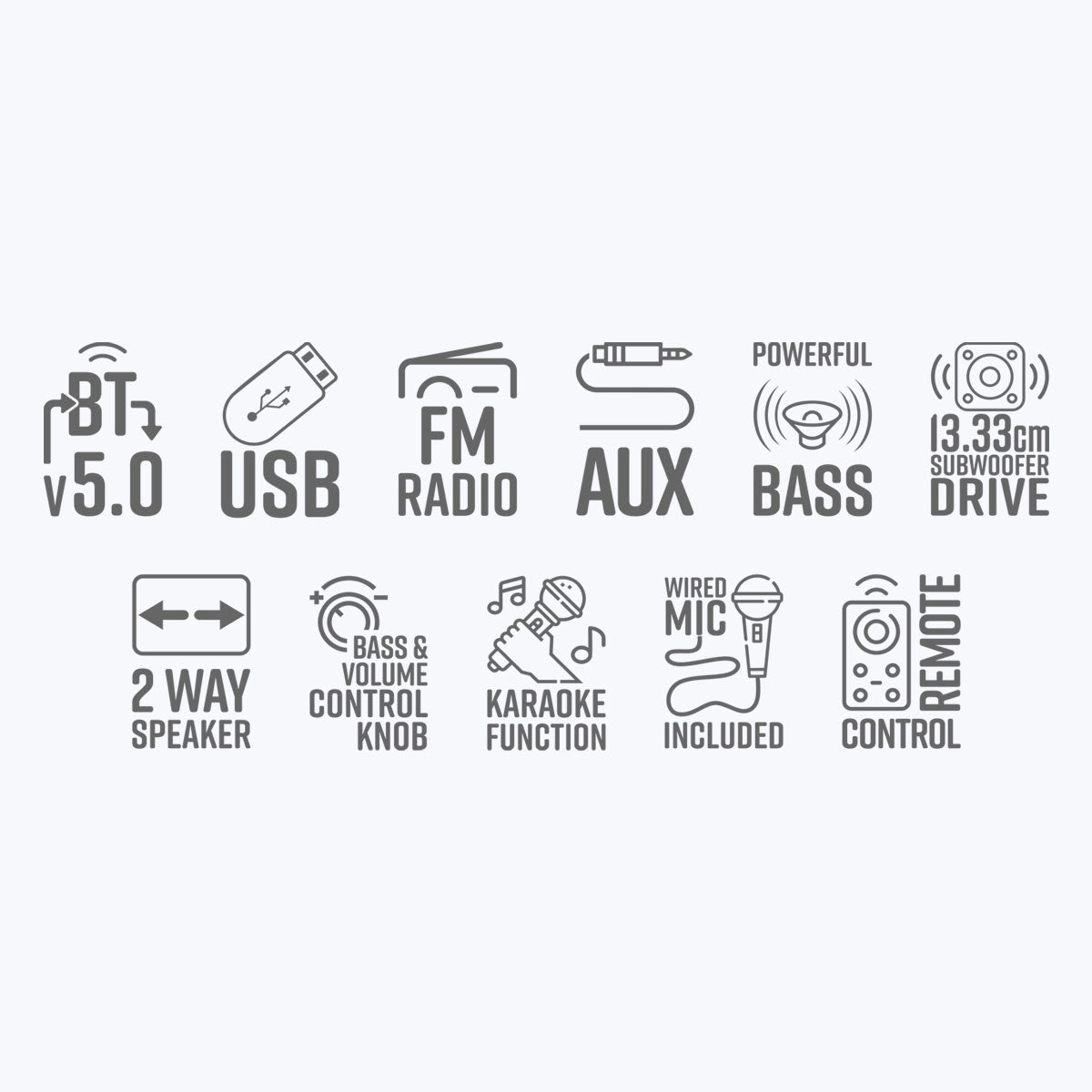 Zeb-Legend - Tower Speaker - Zebronics - feature list