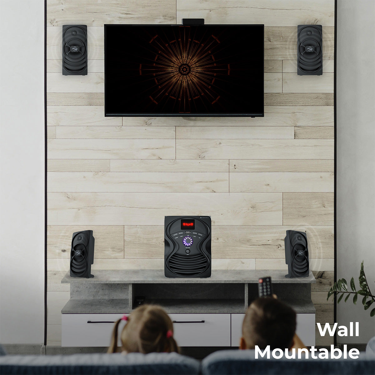 Zeb-Omega - 7.1 Speaker - Zebronics - Wall mountable