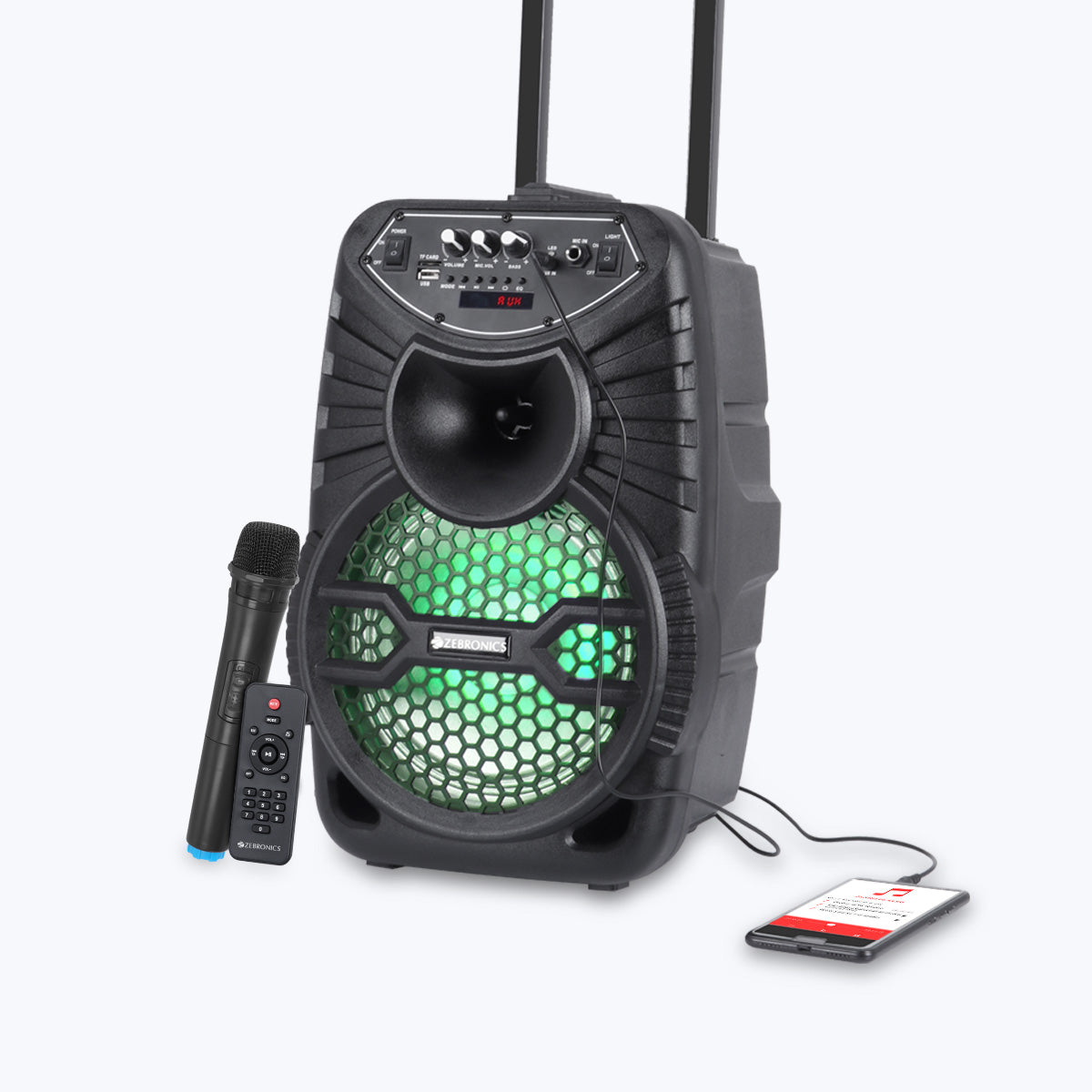 Zeb-100 MOVING MONSTER X8L - Trolley Speaker - Zebronics