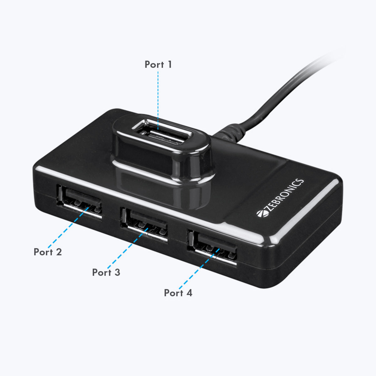 Zeb-100HB - USB Hubs - Zebronics