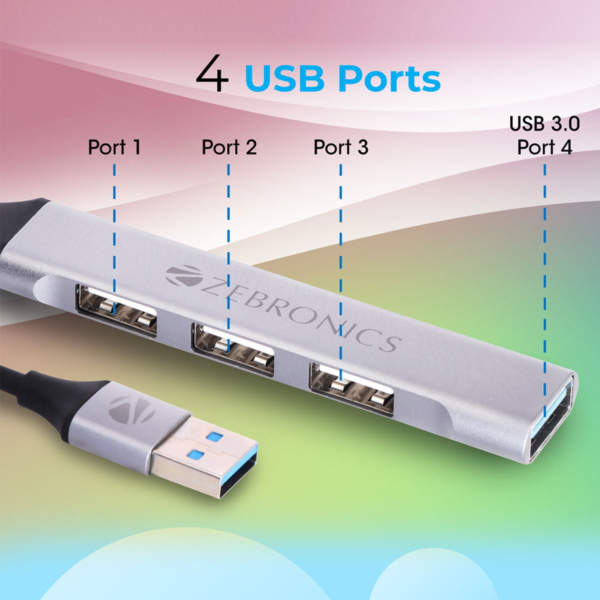 Zeb-200HB - USB HUB - Zebronics