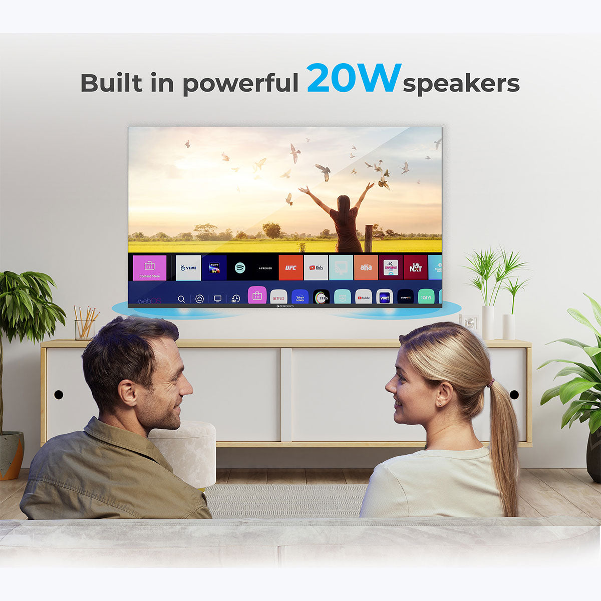 ZEB-55W2 - LED TV - Zebroics