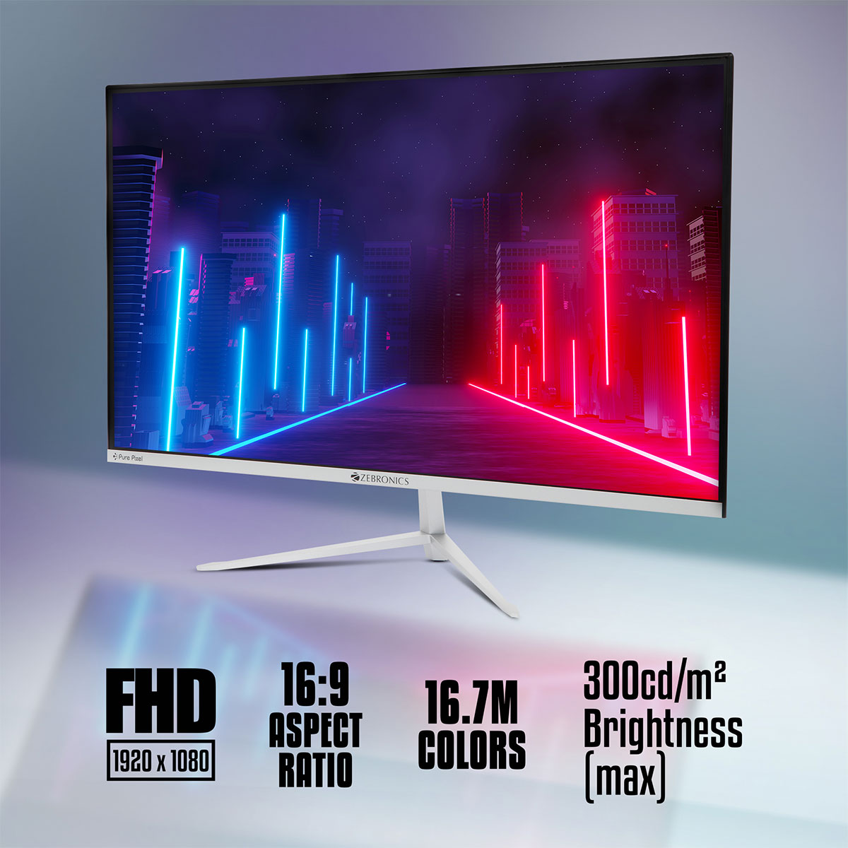 ZEB-A27FHD LED (165hz) - Gaming Monitors - Zebronics
