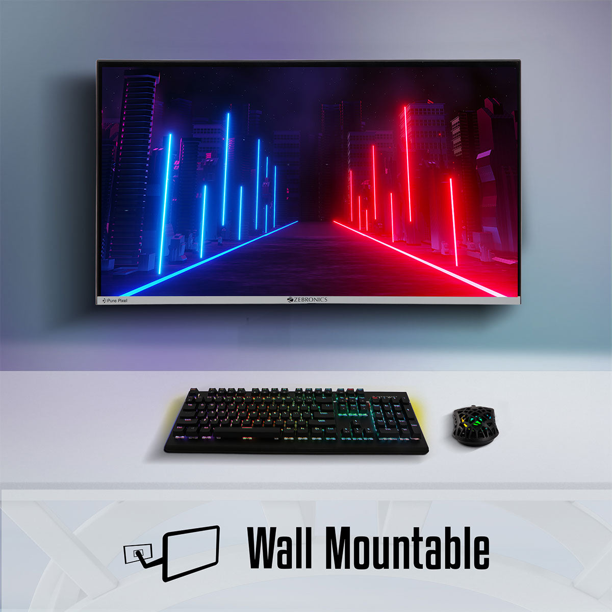 ZEB-A27FHD LED (165hz) - Gaming Monitors - Zebronics