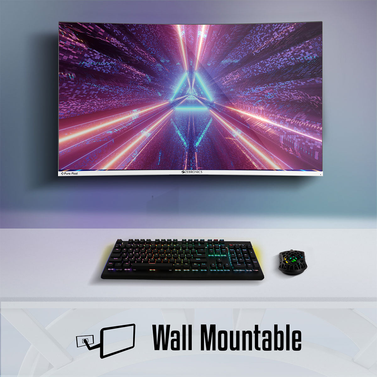 ZEB-AC32FHD LED (165Hz) - Gaming Monitor - Zebronics