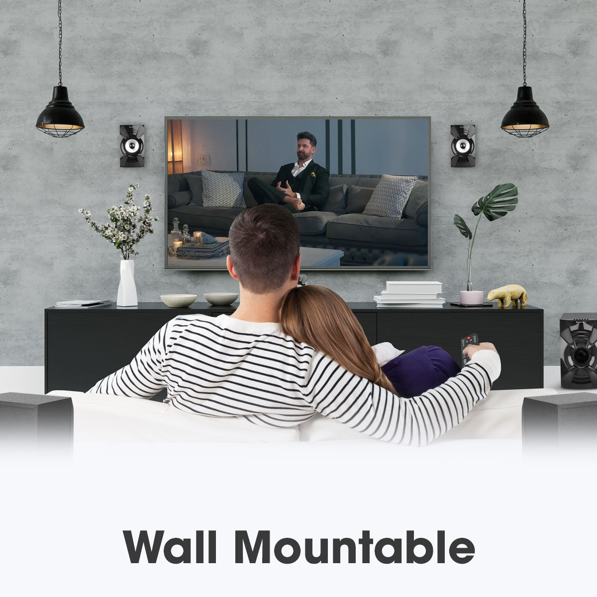 ZEB-BT8590RUCF - 5.1 Speakers - Zebronics - wall mountable