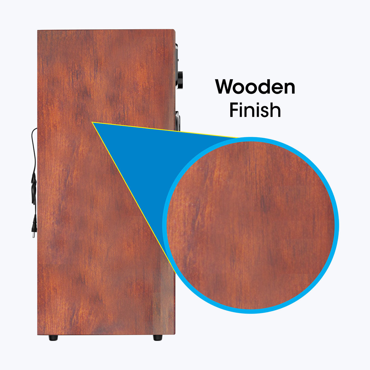 Zebronics BT909RUCF - Tower Speaker - Wooden Finish