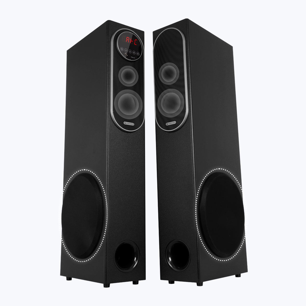 Zebronics BTM9801RUCF Tower Speaker - Tilted view