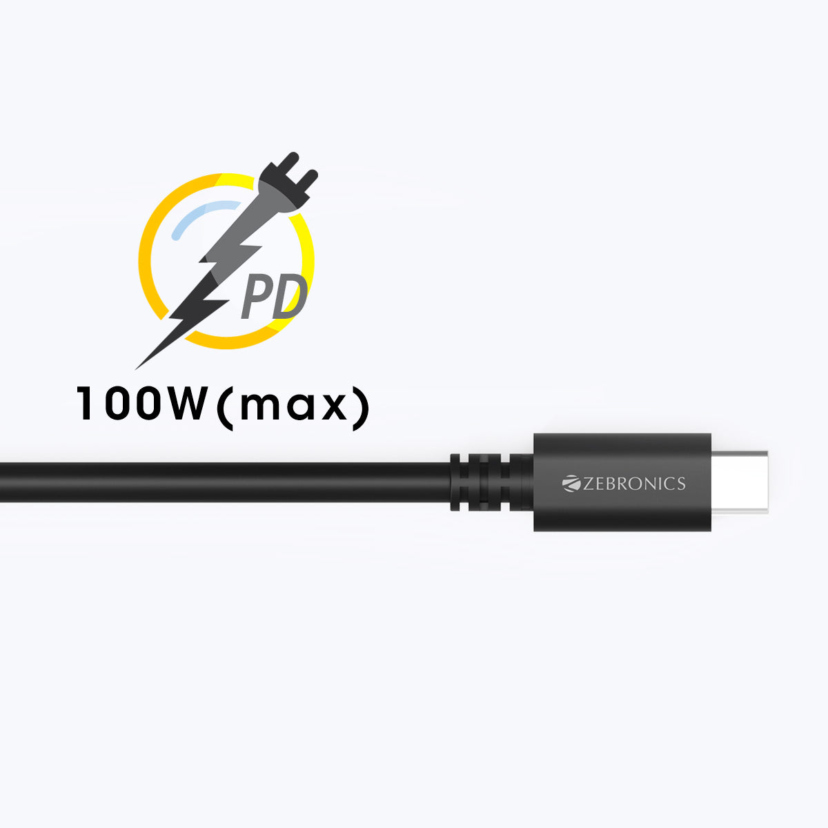 ZEB-CCC1500 - Type C to Type C Cable - Zebronics