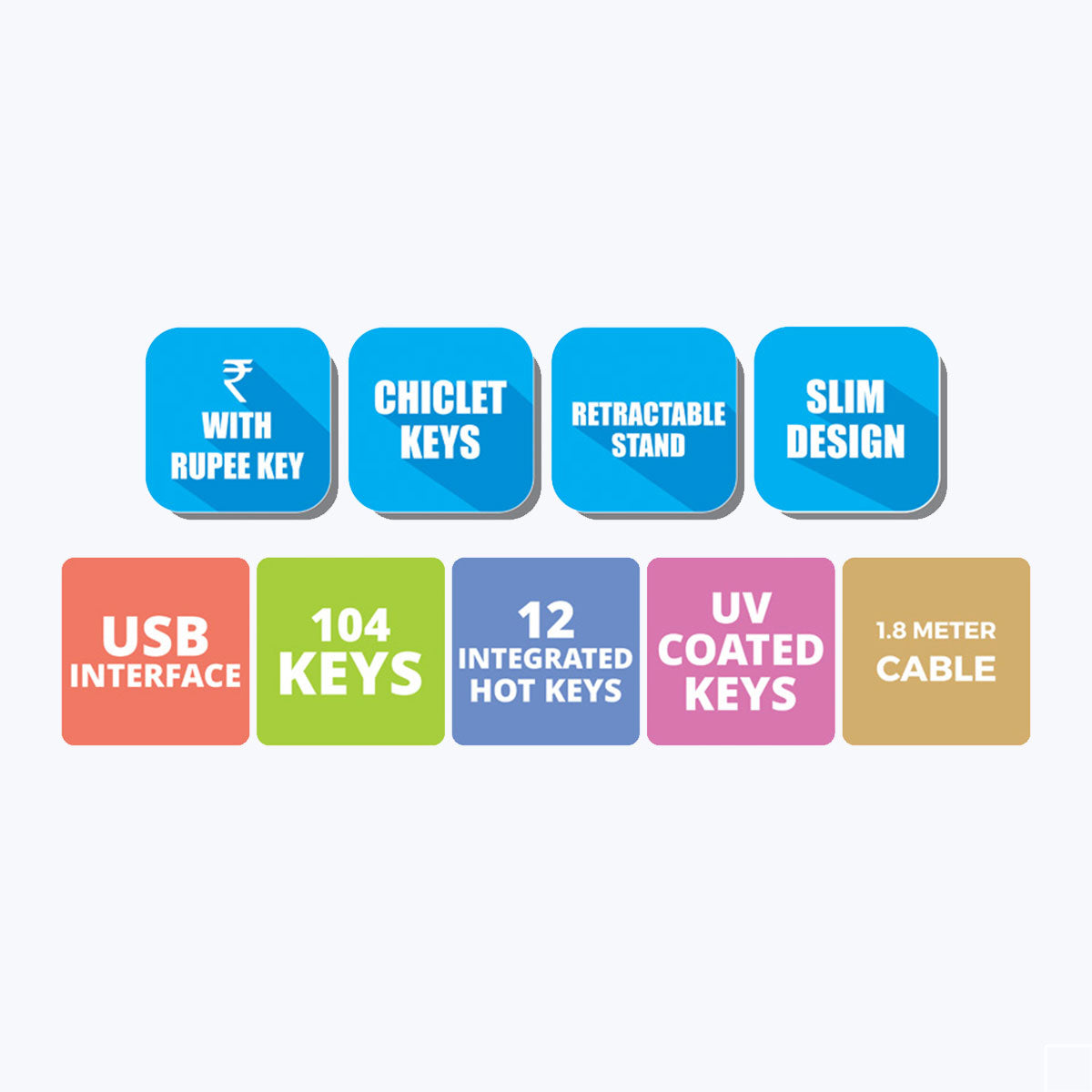 ZEB-DLK01 - Multimedia Keyboard - Zebronics