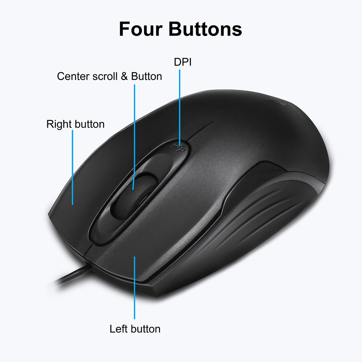 ZEB-DLM10 - Wired Mouse - Zebronics