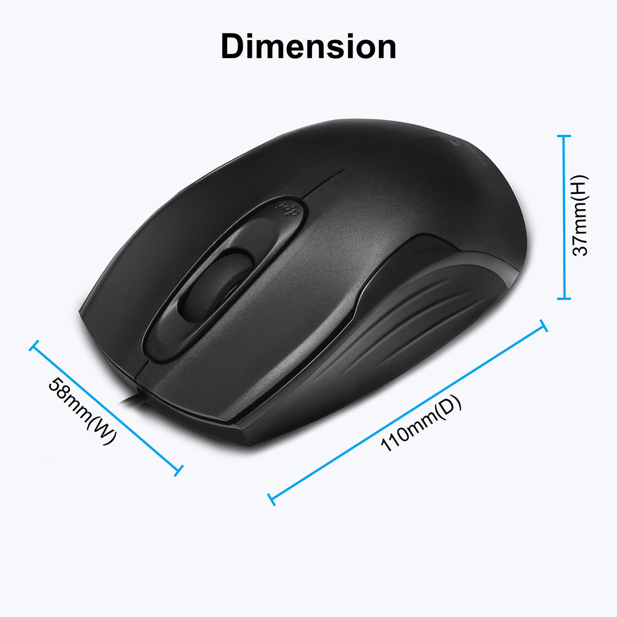 ZEB-DLM10 - Wired Mouse - Zebronics