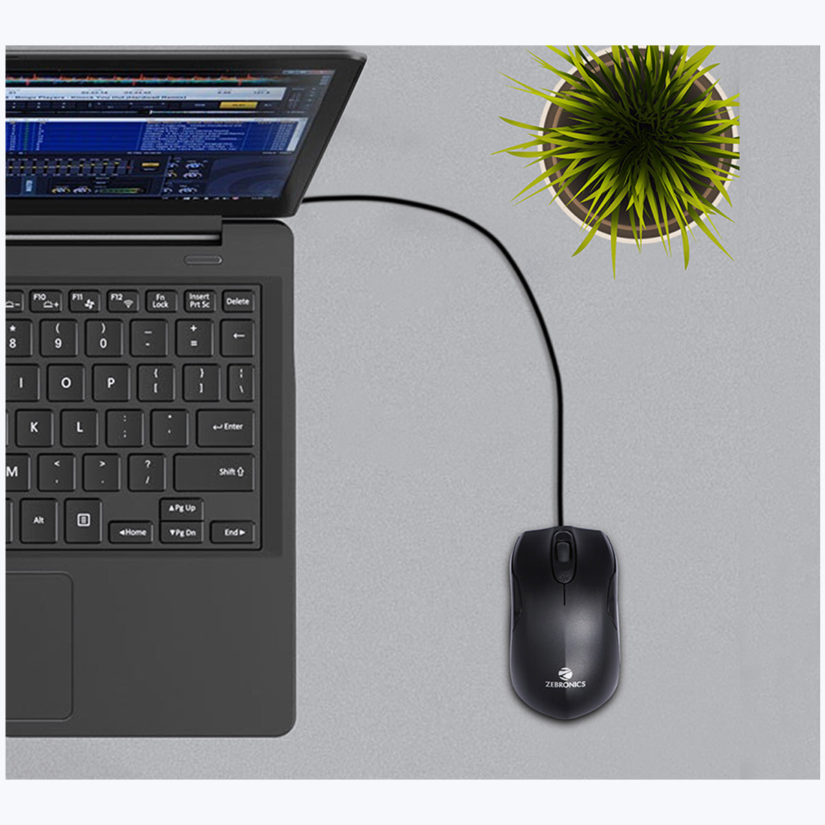 ZEB-DLM10 - Wired Mouse - Zebronics