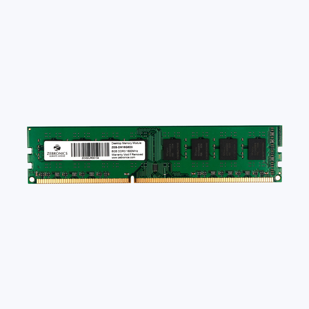 Ddr3 Ddr6 Ram For Pc Zebronics DM16G8D3 RAM - Main Image