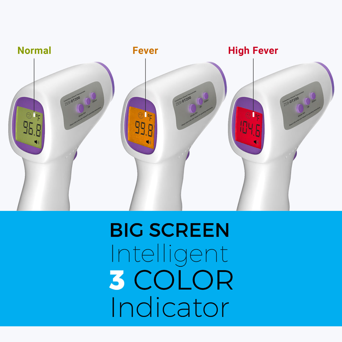 Zeb DT200 - Contactless Infrared Thermometer - Zebronics