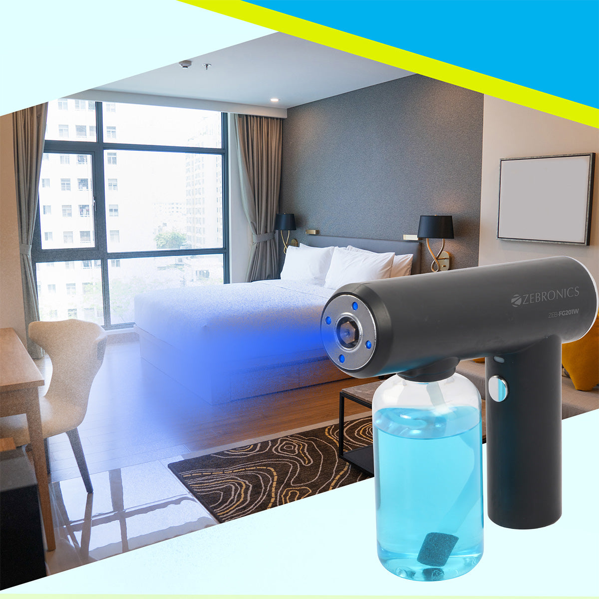 ZEB-FG201W - Portable disinfectant fogging machine - Zebronics