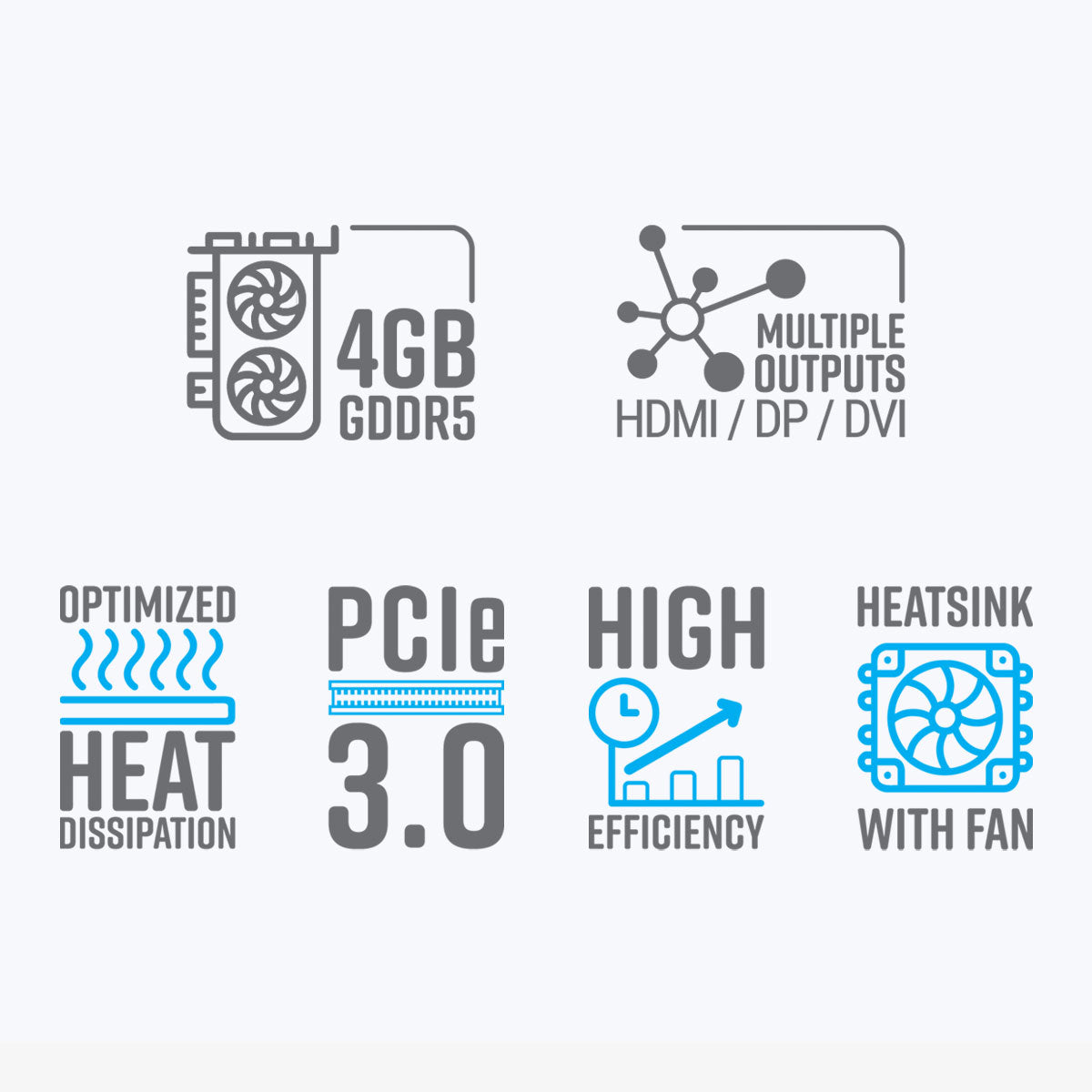 ZEB-GTX1050TI-4GD5 - Graphics card - Zebronics