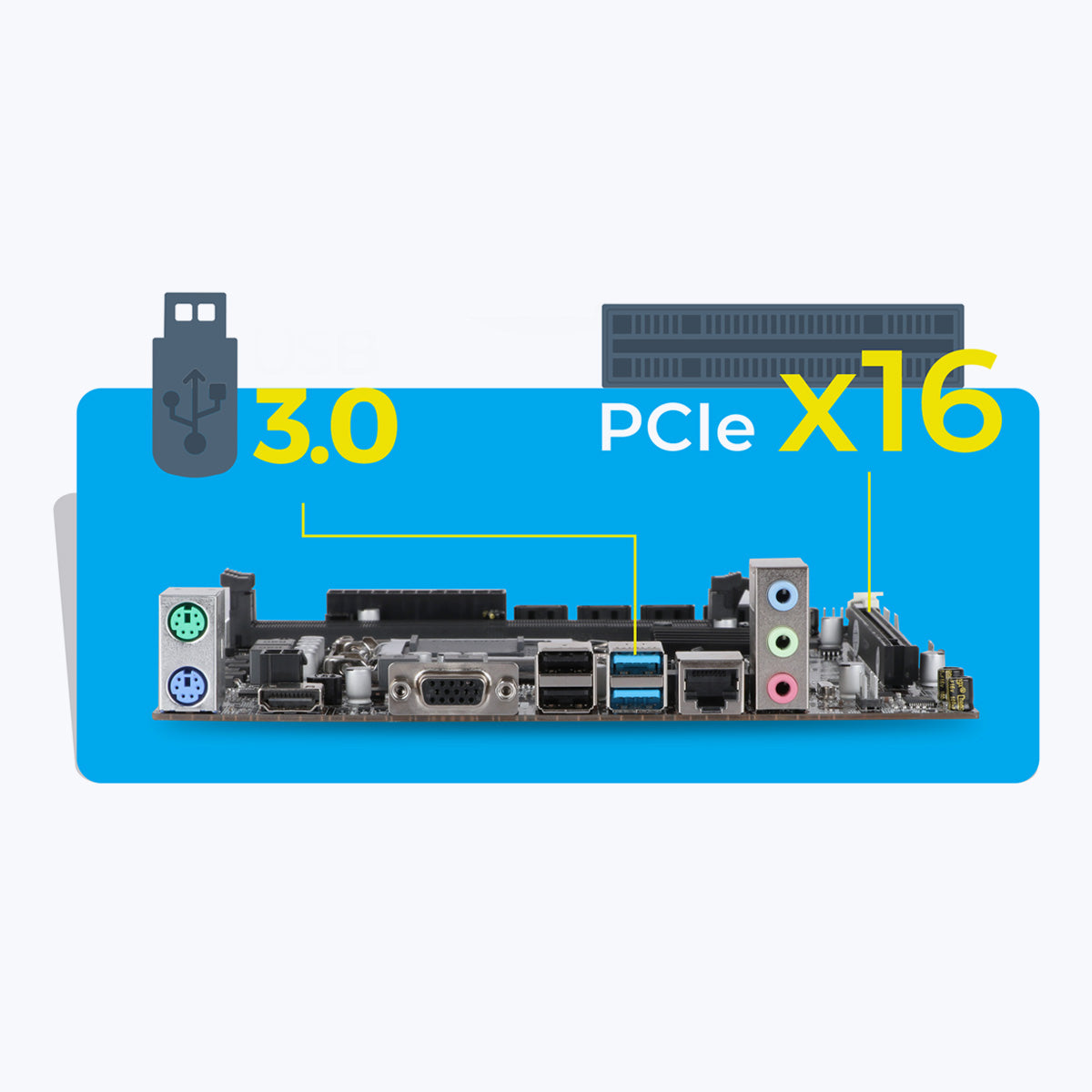 ZEB-H110-D4 - LGA 1151Socket - Motherboard - Zebronics