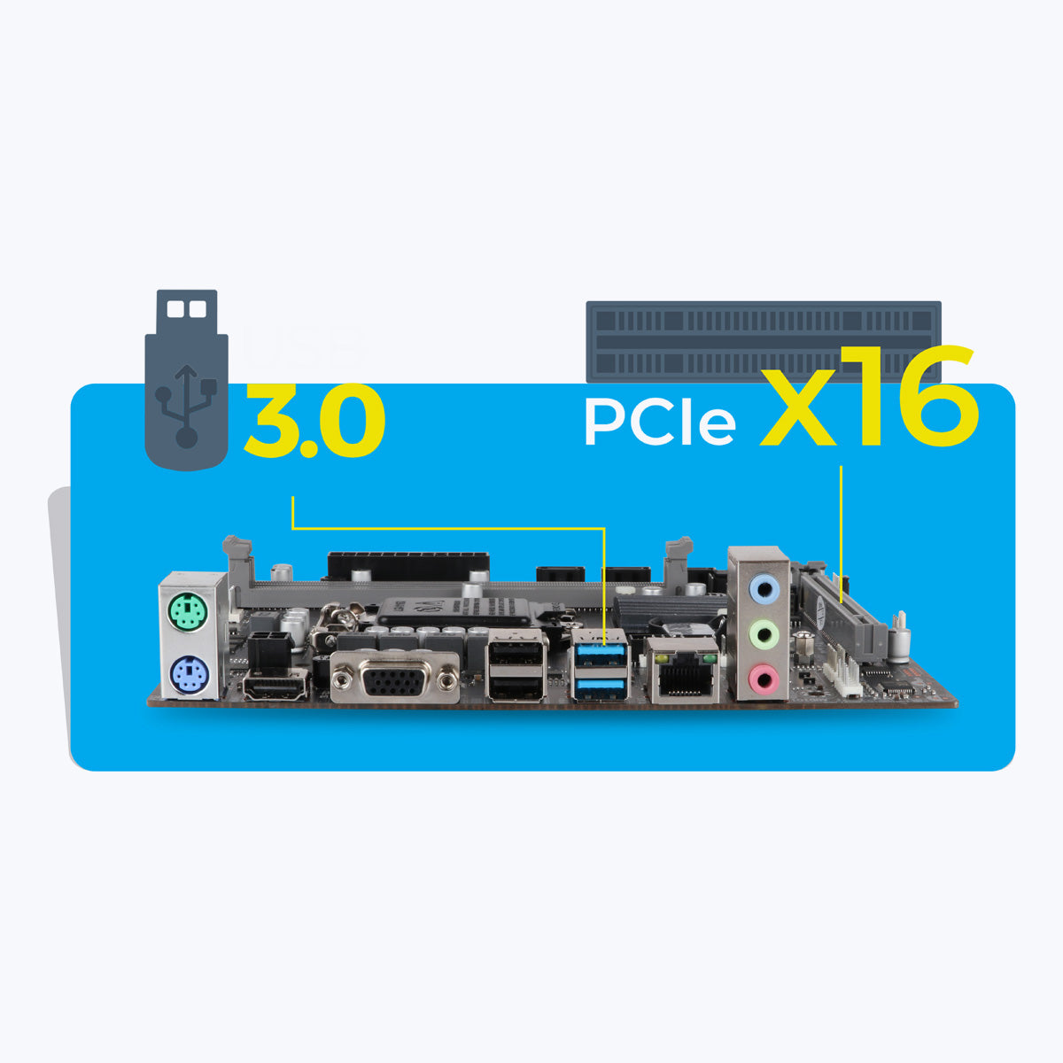ZEB-H310-D4 - LGA 1151 Socket - Motherboard - Zebronics