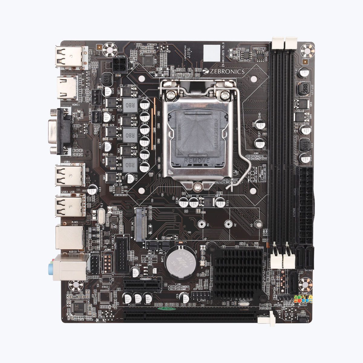 Zeb-H61M2 - Motherboard - Zebronics